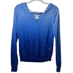 Hard Tail Forever Ombre Hoodie Blue Size XS